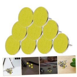 KOMBIUDA 50pcs Reflective Trail Markers Outdoor Thumb Tacks for Hiking Camping and Nighttime Navigation Easy Installation for Driveways and Parking Lots