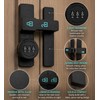 Combination Door Lock for Privacy – 3-Digit Keyless Latch for