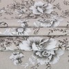 Linen Floral Upholstery Fabric by The Yard - Sewing Fabric