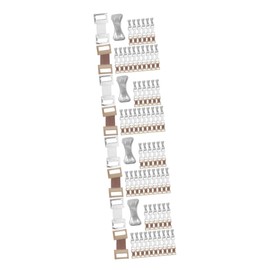 Healeved 200sets Metal Bandage Clips Reusable Elastic Bandage Fasteners Hooks Includes and Skin Tone Clips for Daily Use
