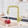 TIORIY Kitchen Faucet Head Replacement Metal, Pull Down Spray Head