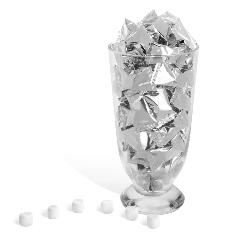 Candy Envy - Silver Foil Buttermints - 13 oz. Bag