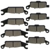 Caltric Front & Rear Brake Pads for Yamaha Grizzly 700