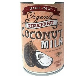 Trader Joe's 2 Cans Trader Joe's Organic Reduced Fat Coconut Milk 13.5 fl oz Each Can