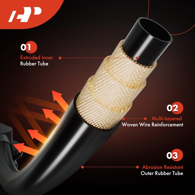 A-Premium A/C Discharge Line Hose Assembly Compatible with Honda Civic