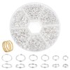 PandaHall Elite 1 Box Iron Double Jump Ring Split Rings