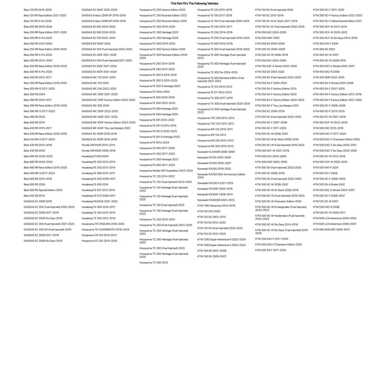 Tusk Fork Dust Seals