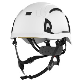 JSP EVO ALTA Baseworker Industrial Safety Helmet Wheel Ratchet Vented - White (ARB170-000-100)