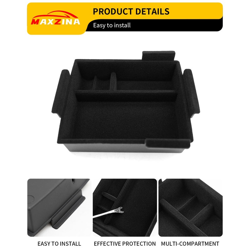 Maxzina Center Console Organizer Compatible with 2022-2025 Ford Maverick Console