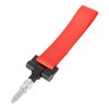 X AUTOHAUX Red Auto Car Vehicle Tow Towing Hook Front