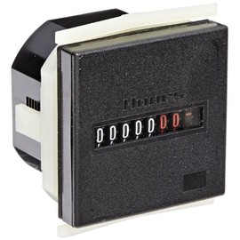 Eaton 7-T-65-4848PM-406 Electromechanical Hour Meter, Square Shape, 48x48mm Diameter, 7 Digits, 100VAC to 130VAC Supply Voltage