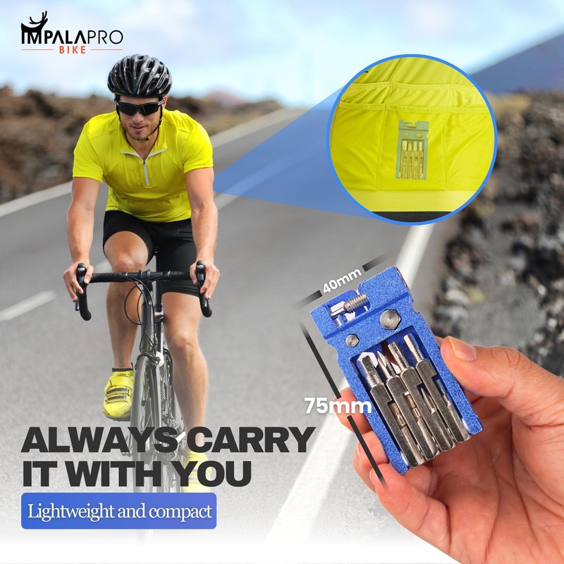 IMPALAPRO Bike Tool Kit Set 20 in 1 Compact and