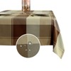 SASTYBALE Tablecloth Checkered Polyester Table Cloth Dust-Proof Wrinkle Resistant Heavy
