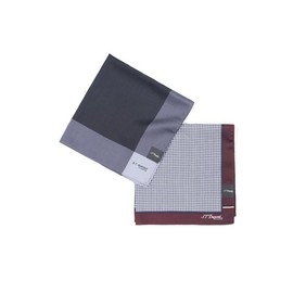 DuPont (신세계 사우스시티)25FW  흡수력이 좋은 듀퐁 순면 손수건 2종 셋트 SE5FMA381003SRD006SGY (Shinsegae South City) 25FW Highly Absorbent Dupont Cotton Handkerchief 2-Piece Set SE5FMA381003SRD006SGY