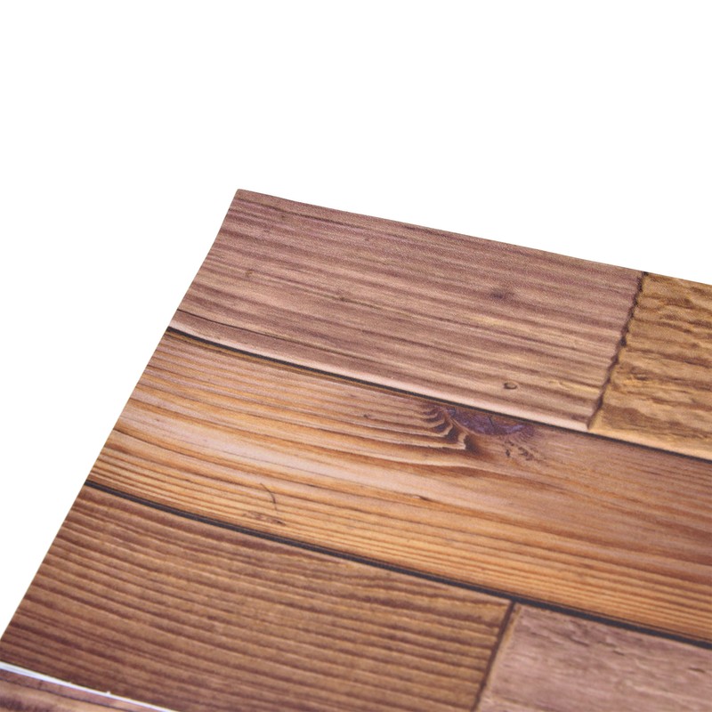 18PCS Wall Stickers Peel and Paste Wood Grain Furniture Refurbishment