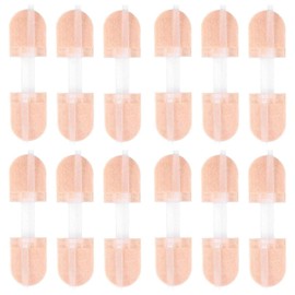 SQLJYU 12 St1ck Wundverschl1sse Strips, Klebebandagen, Wundnahtstreifen-Strips Klammerpflaster, Erste Hilfe & Sicherheit f1r Camping & Outdoor, f1r Frauen M?nner Hautfarbe