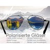 glozzi Wooden Pilot Glasses Sunglasses for Men and Women Polarised