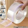 Double Sided Tape Heavy Duty(9.85FT), Nano Double Sided Adhesive Tape,