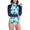 ToBeInStyle Women’s Long Sleeve Rash Guard Bikini Tops or Sets,