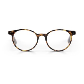 eyebobs Premium Reading Glasses for Men and Women | Case Closed - Classic Round Shaped Frame for Average Faces | Available in 0.0x - 4.0x, Tortoise, 1.00