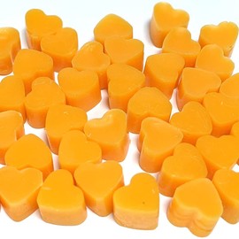 20 Wax Melt Mini Hearts Highly Scented Homely Fruity Fragrances Handmade Sweet Long Lasting Tart Burn Strong Love Shaped (Paradise Beach)
