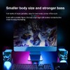 V-158 Mini Desktop Computer Speaker Super Bass Subwoofer 3.5mm Wired
