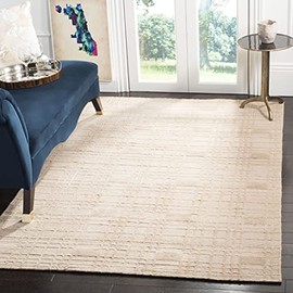 SAFAVIEH Tibetan Collection 3' x 5' Sand TB120A Hand-Knotted Modern Premium Wool Area Rug