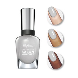 Sally Hansen - Complete Salon Manicure Nail Color, All Grey All Night 013, White to Black Collection