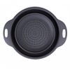 Zirbel Colander Foldable Set of 2 Pasta Strainer Space-Saving