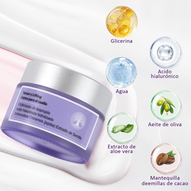 2Pcs Crema para Cuello Reafirmante, Crema para Reafirmar el Cuello,