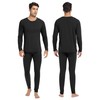 URATOT 2 Sets Men's Thermal Underwear Set Fleece Lined Thermal