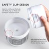 Electric Garlic Chopper Portable Small Food Processor, 300ML Onion Chopper,