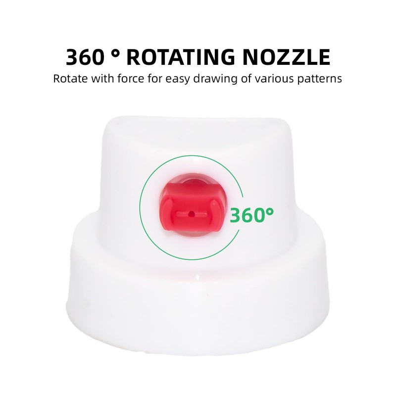 24PCS Spray Paint Caps & Nozzles Kit – Adapter Set