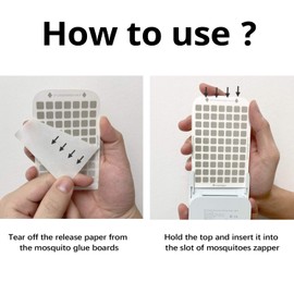 Mosalogic Sticky Card Plug Refill Replacement Glue Cards for Flying Insect Trap Indoor-15pack (No Device)