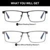 Bifocal Reading Glasses for Men Blue Light Blocking Computer Readers