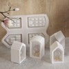 Art House Shape Resin Silicone Molds,3D Silicone House Candle Mold