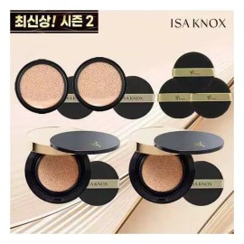 Eijanox 이자녹스 듀얼 커버쿠션 4개 용량+퍼프 3매 더 [23호] Izanox Dual Cover Cushion 4pcs + 3 Puff [Shade 23]
