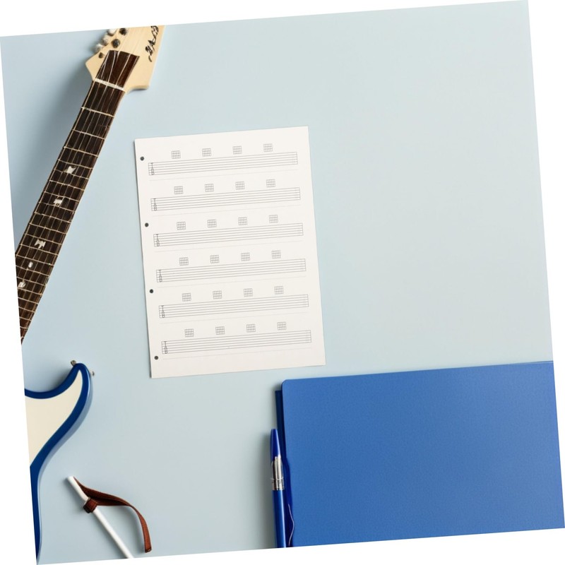 Abaodam 85 Piece Guitar Six Line Score Notebook, Easy to