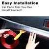 EZAUTO WRAP Red 16FT Car Molding Trim Automobie Rubber Seal