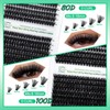1584pcs D Curl 10 Styles DIY Eyelash Extension Kit, Mix