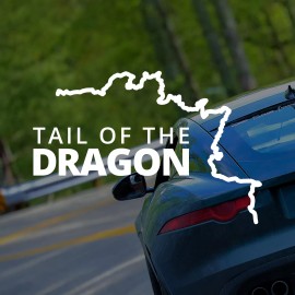 Roadtrip Decals Tail of the Dragon Car Decal Sticker - 6" by 4"