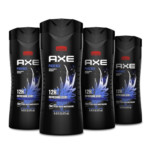 Unilever AXE Body Wash Phoenix 12H Refreshing Scent Crushed Mint