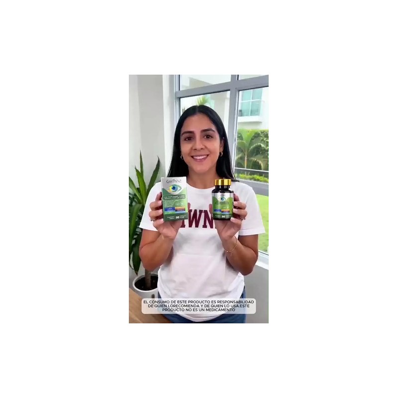 Suplemento Nutricional Gwynne Luteína Zinc Vitaminas Salud Macular Ojo Seco