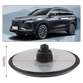 Bamyli Car Rear Window Wiper Blind Plug, Decorative Screw Plug Cover for Tailgate Wiper Arm, Rear Wiper Cover (46 mm)