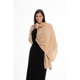 Seasons Comfort 100% Cashmere Stole, Finer, Softer, Lighter (Walnut)