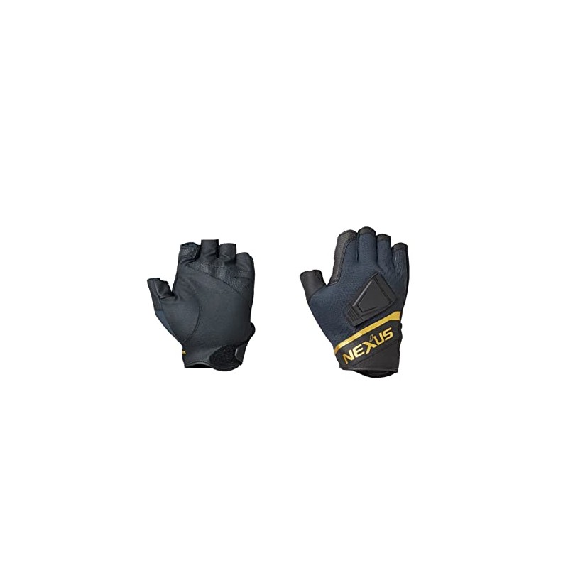 Shimano Nexus Windproof Magnetic Gloves, 5 Cut GL-113V, Black, L