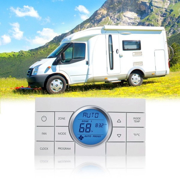 WheelX 3314082.011 Multi-Zone Comfort Control Center RV Thermostat with Digital