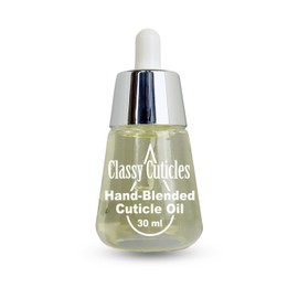 Classy Cuticles Classy Cuticles | Hand Blended Cuticle Oil | Vegan, Cruelty-Free, & Hydrating | Vitamin E, Jojoba, and Argan Oil | 30 mL Desk Bottle | Unscented | Pack of 1