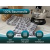 ZOLLNER Set of 5 Tea Towels, 50 x 70 cm,