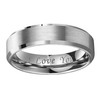 CROWNAL 4mm/6mm/8mm Tungsten Couple Wedding Bands Rings Men Women Brushed